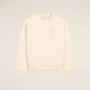 AMI Paris Beige Ami de Coeur Sweatshirt