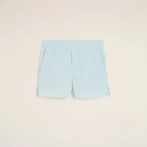 AMI Paris Blue Taffetas Shorts