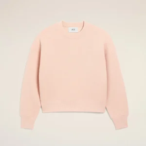 Ami Paris Pink Cotton Ami De Coeur Sweatshirt