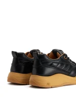 Ami pairs panelled sneakers