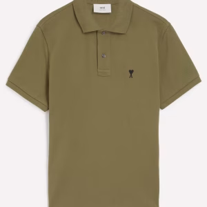 Bronze Ami de Coeur Cotton Pique Polo Shirt