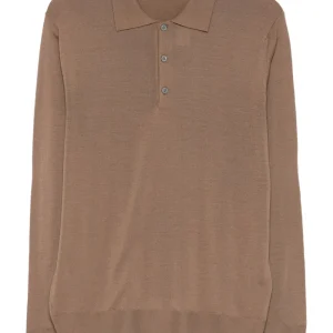 Ami paris long-sleeve polo shirt