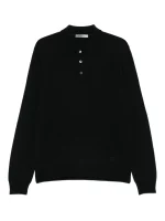 Ami paris long-sleeve polo shirt